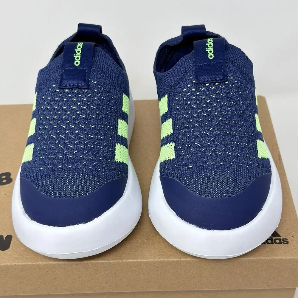 Adidas Bubblecomfy I Kids Shoes Size 9K Blue Green Lightweight STORE MODEL